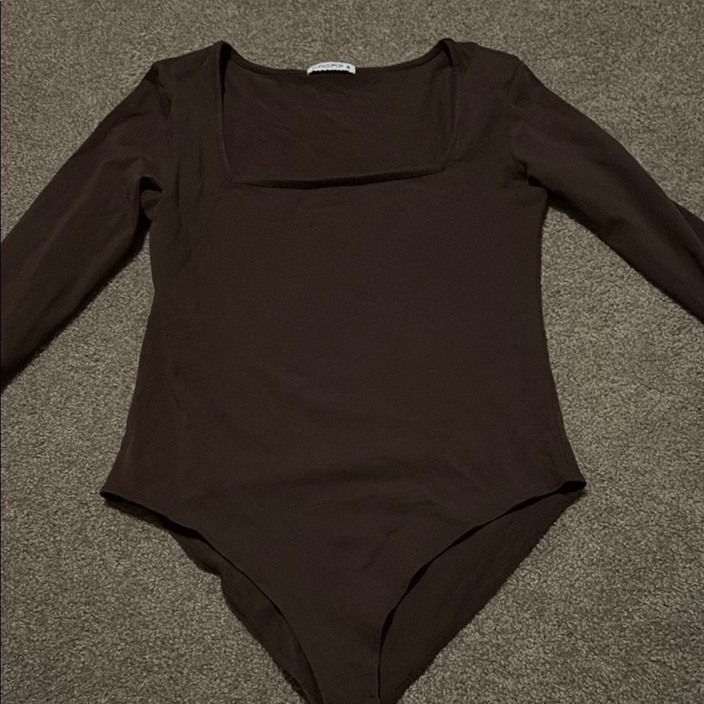 Women brown bodysuit